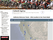 Tablet Screenshot of californiamotocrosstrack.com
